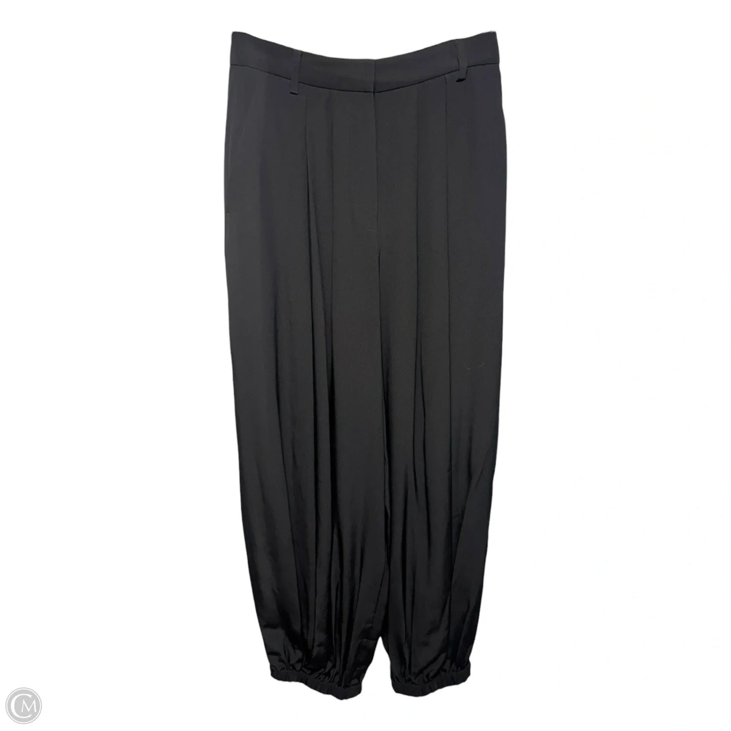 Silk Trouser Jogger Pants By Tibi In Black, Size: 0