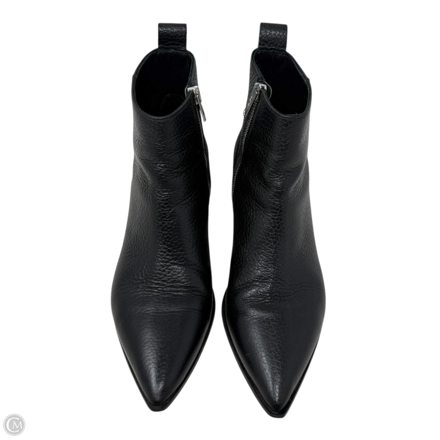 The Boss Boots By Everlane In Black Pebbled Leather, Size: 7