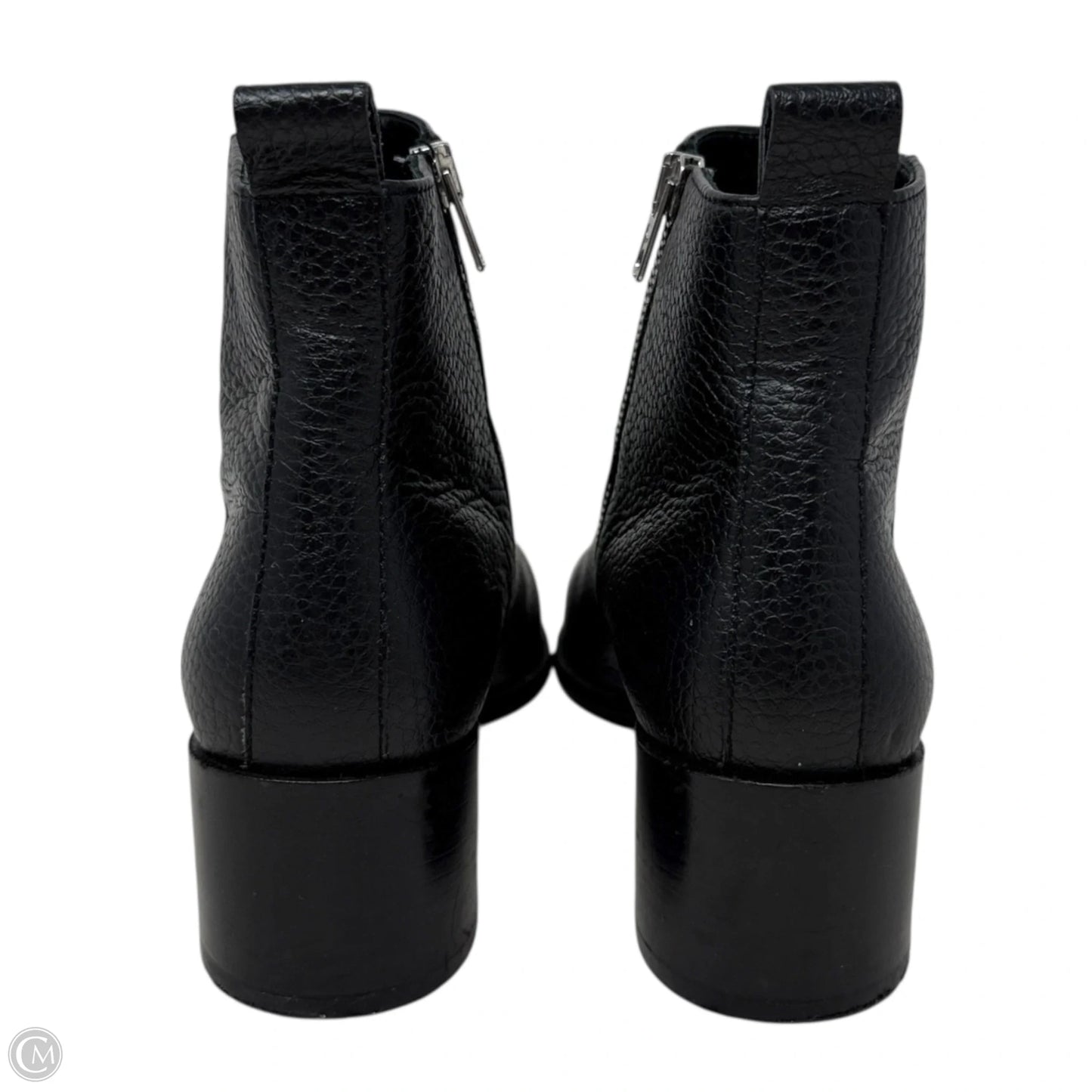 The Boss Boots By Everlane In Black Pebbled Leather, Size: 7