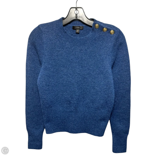 Wool Blend Sweater By J. Crew In Navy, Size: Xs