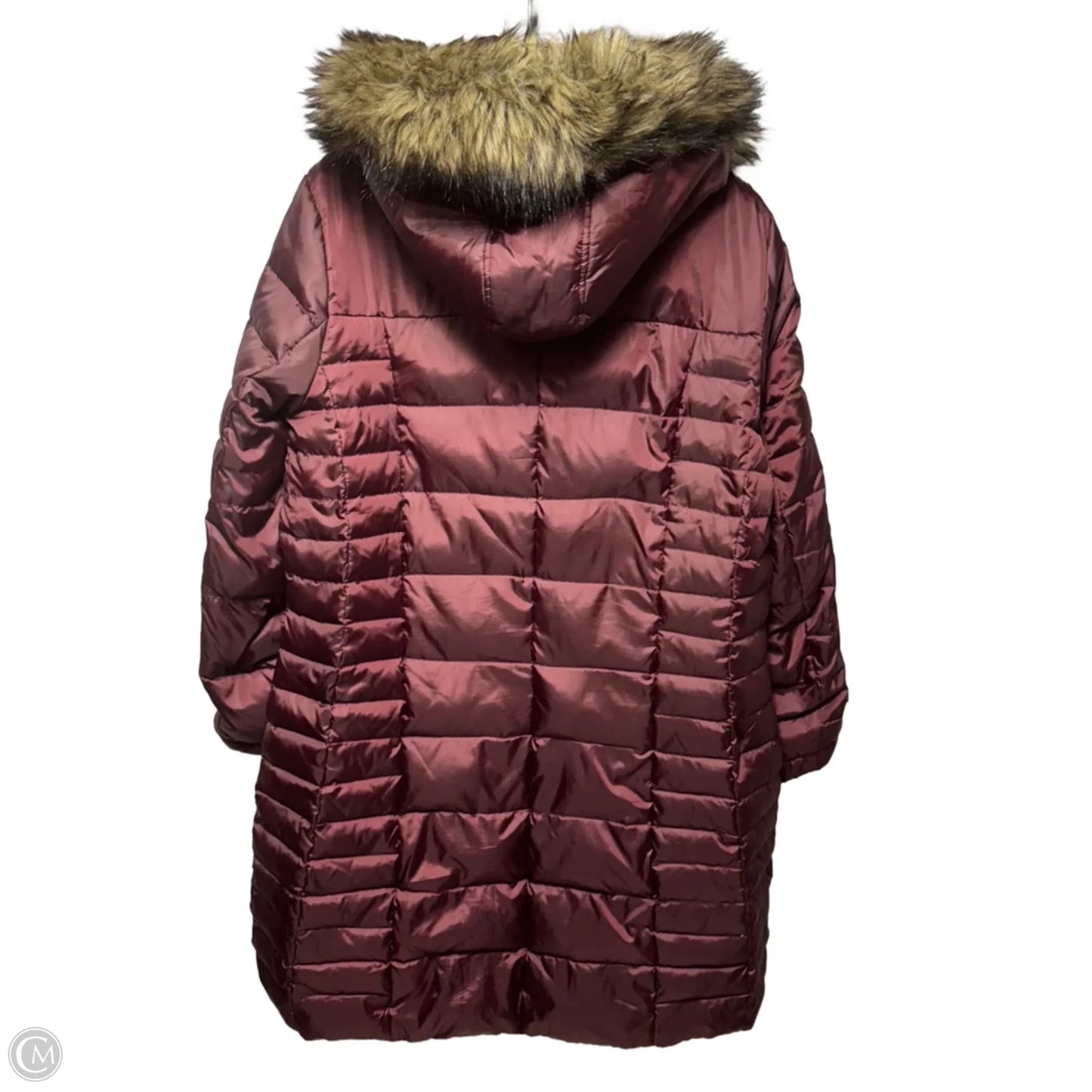 50% Down Fill Coat Puffer & Quilted By Michael By Michael Kors In Maroon, Size: Xl