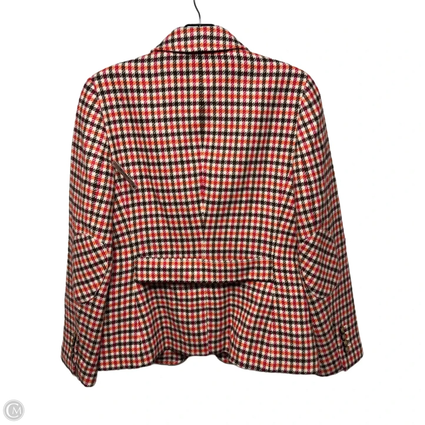 Classic Shetland Blazer By Talbots In Apple Plaid Pattern, Size: 6p