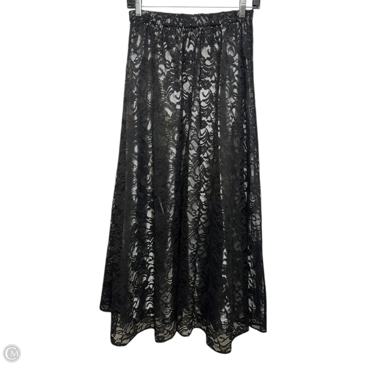Skirt Maxi By Coldwater Creek In Black & Grey, Size: S