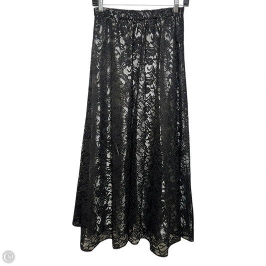 Skirt Maxi By Coldwater Creek In Black & Grey, Size: S