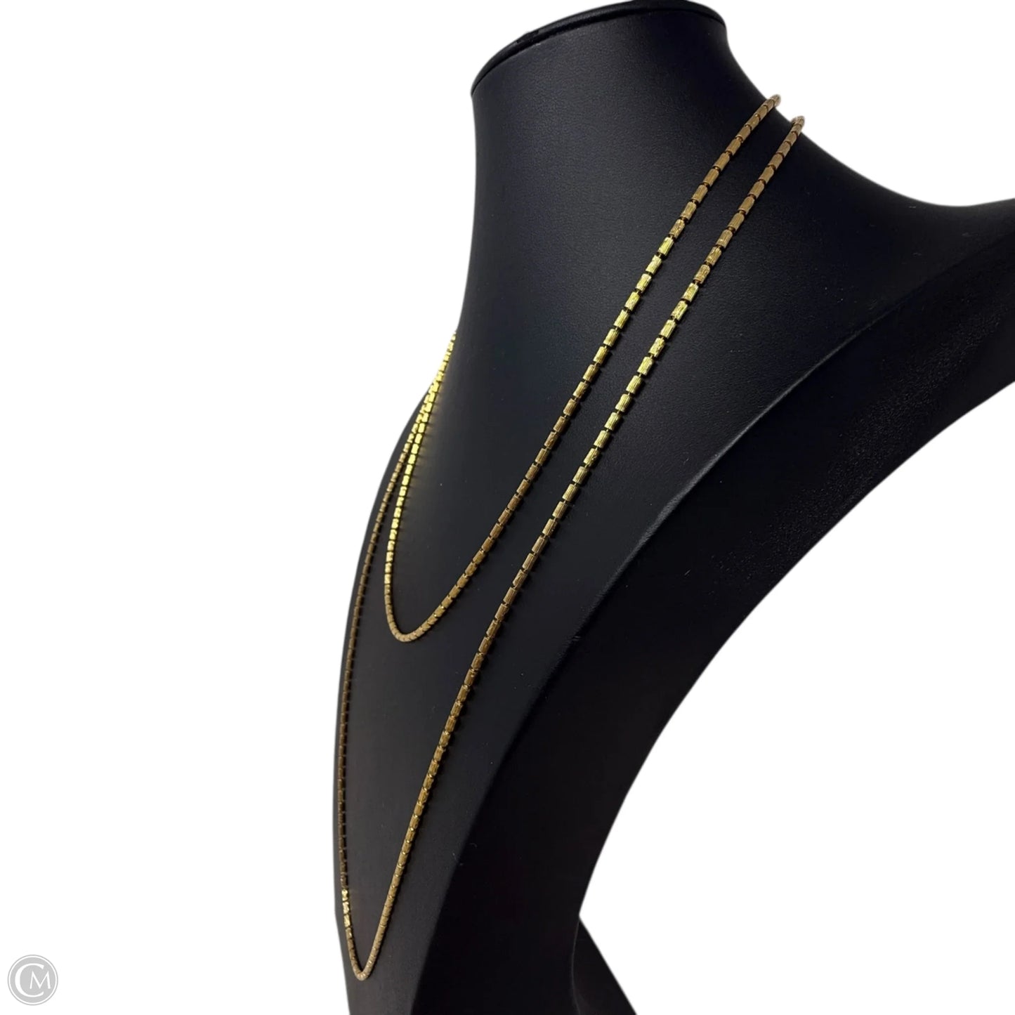 Gold Tone Long Chain Necklace