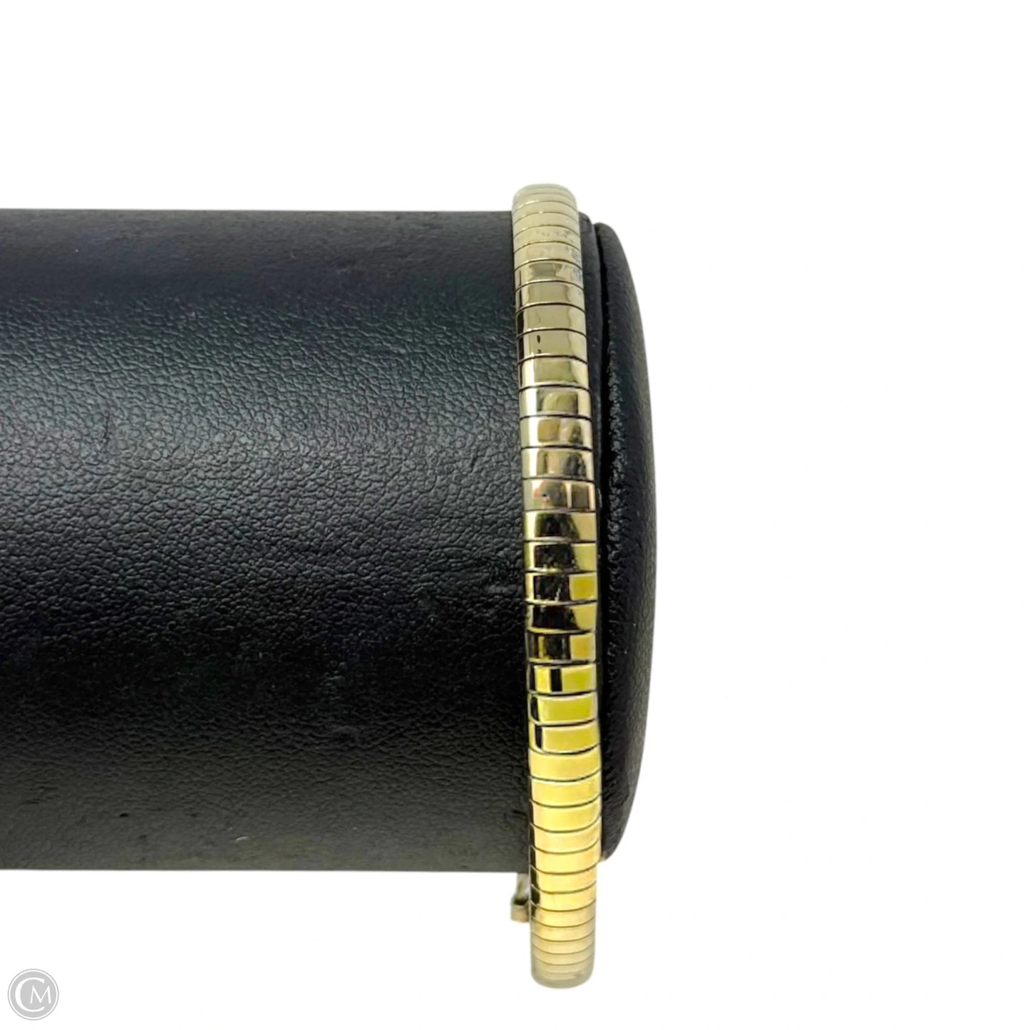 Italian Gold Over Sterling Silver Omega Bracelet