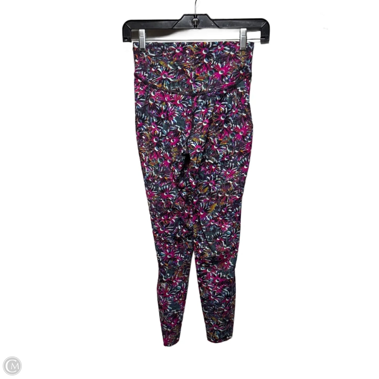 Athletic Leggings By Lululemon In Multi-colored, Size: 4