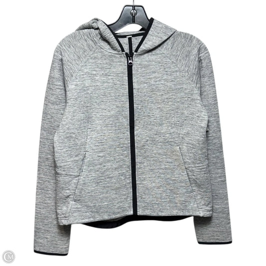 Athletic Jacket By Lululemon In Grey, Size: 4