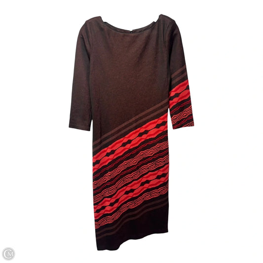 Dress Sweater By Yoana Baraschi In Maroon, Size: S