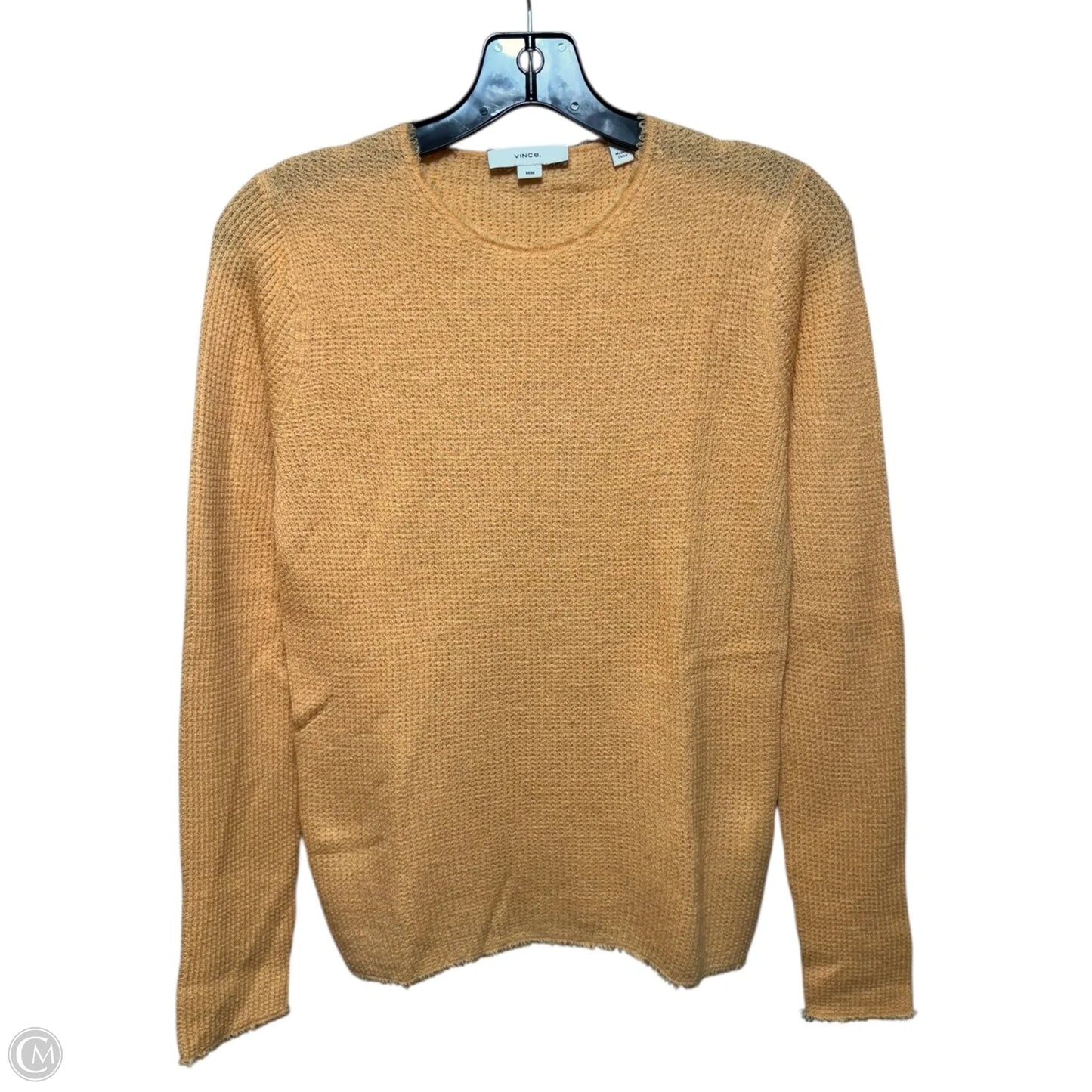 Cashmere & Silk Sweater By Vince In Orange, Size: M