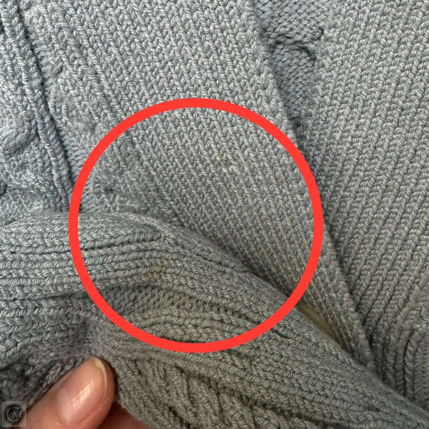 Sweater Cardigan By Vince In Blue, Size: S