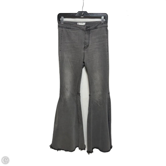 Jeans Flared By Free People In Grey, Size: 2/26 Short