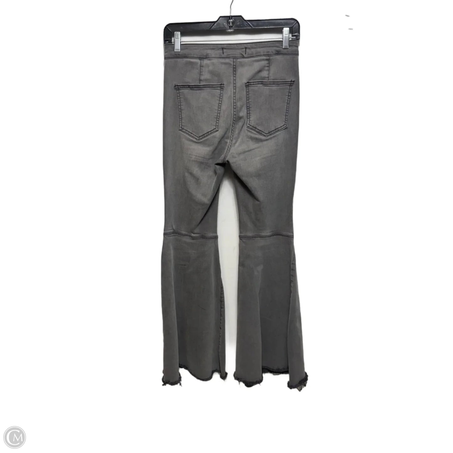 Jeans Flared By Free People In Grey, Size: 2/26 Short