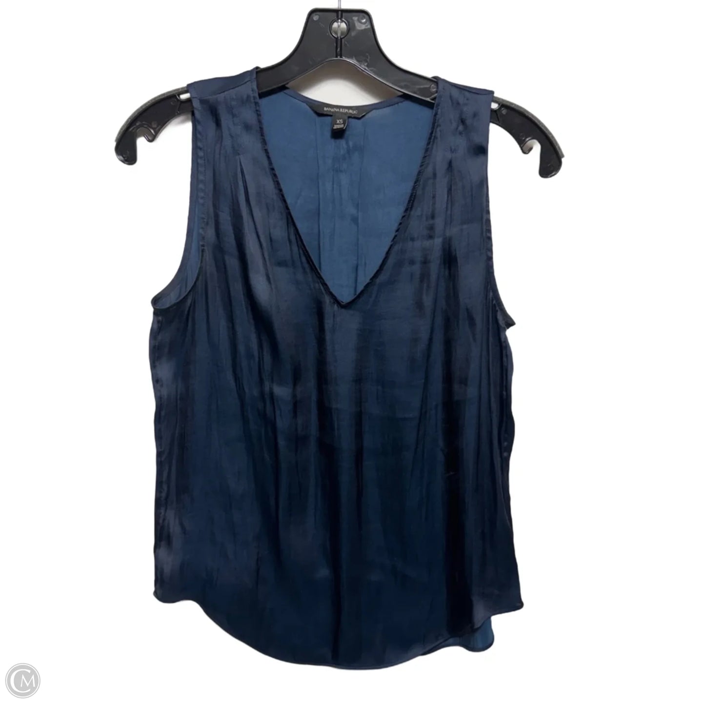 Top Sleeveless By Banana Republic In Navy, Size: Xs