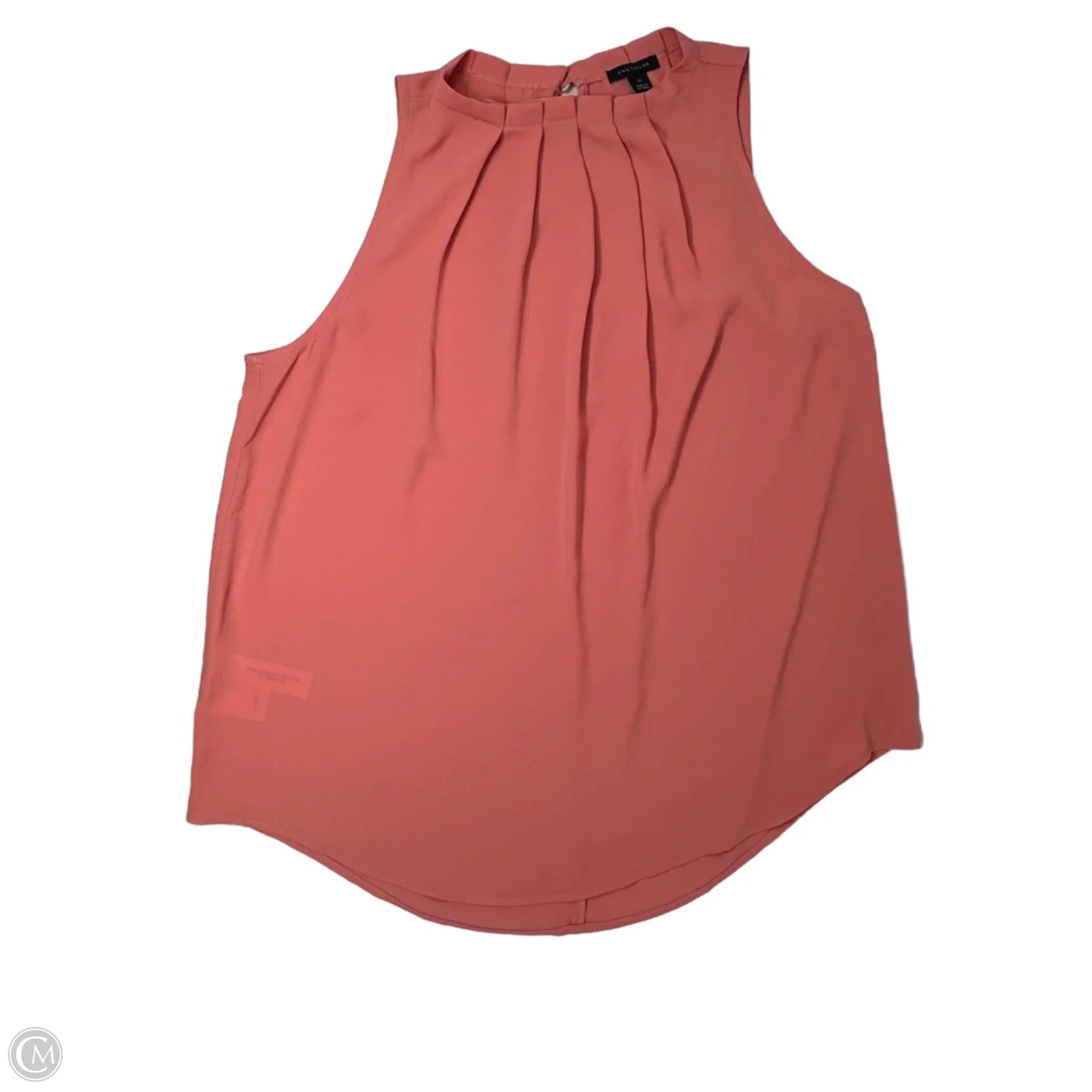 Top Sleeveless By Ann Taylor In Peach, Size: XS