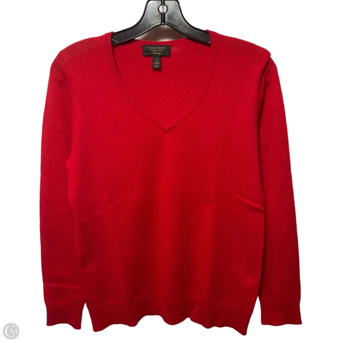 Sweater Cashmere By Charter Club In Red, Size: S