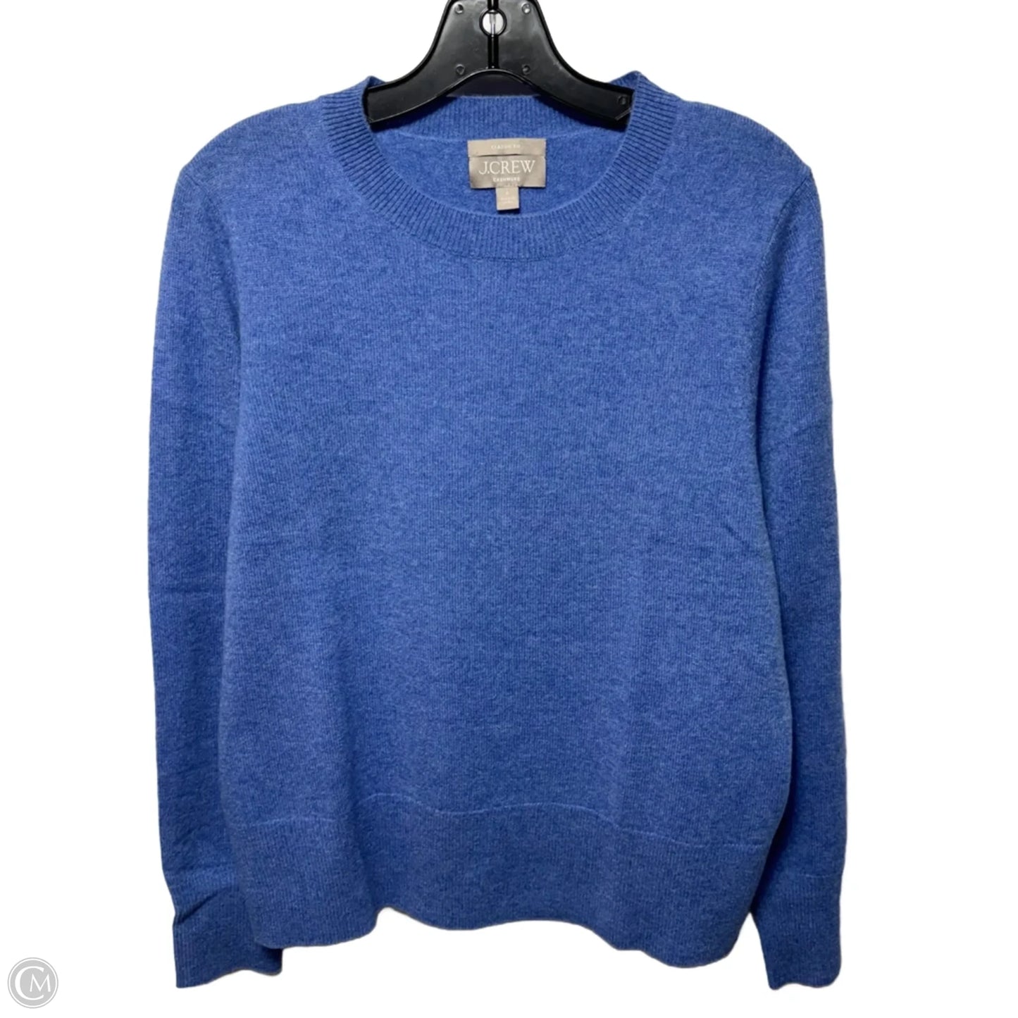 Classic Fit Crew Neck Cashmere Sweater By J. Crew In Blue, Size: S