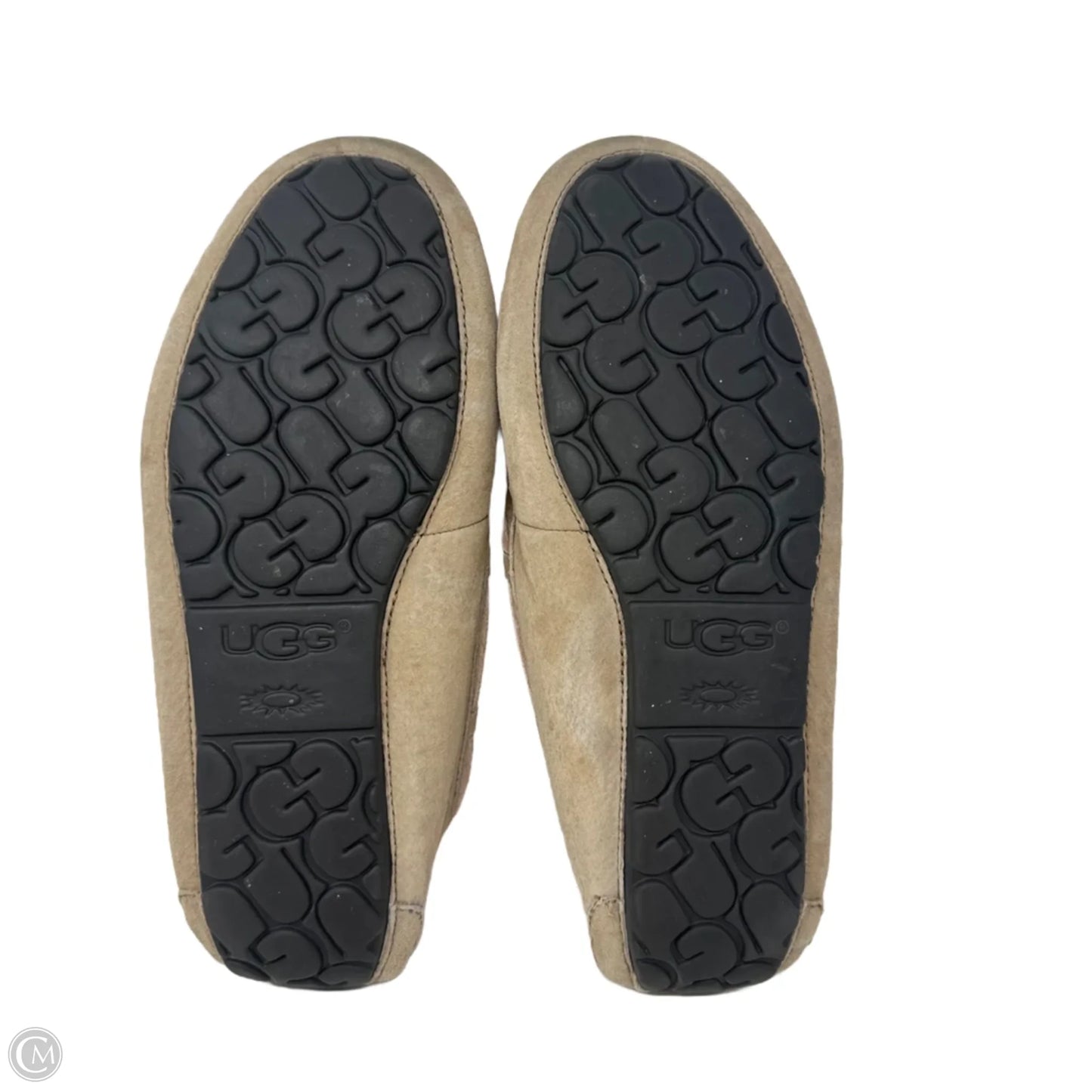 Dakota Slippers Designer By Ugg In Cream, Size: 11