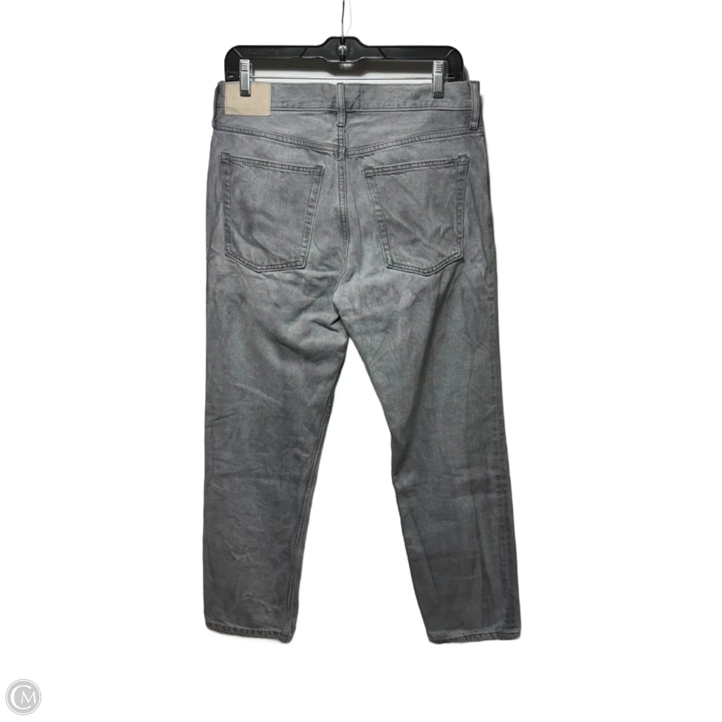 The Organic Cotton Relaxed Straight Jean By Everlane In Grey, Size: 4/27