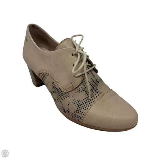 Boots Ankle Heels By Pikolinos In Cream, Size: 7