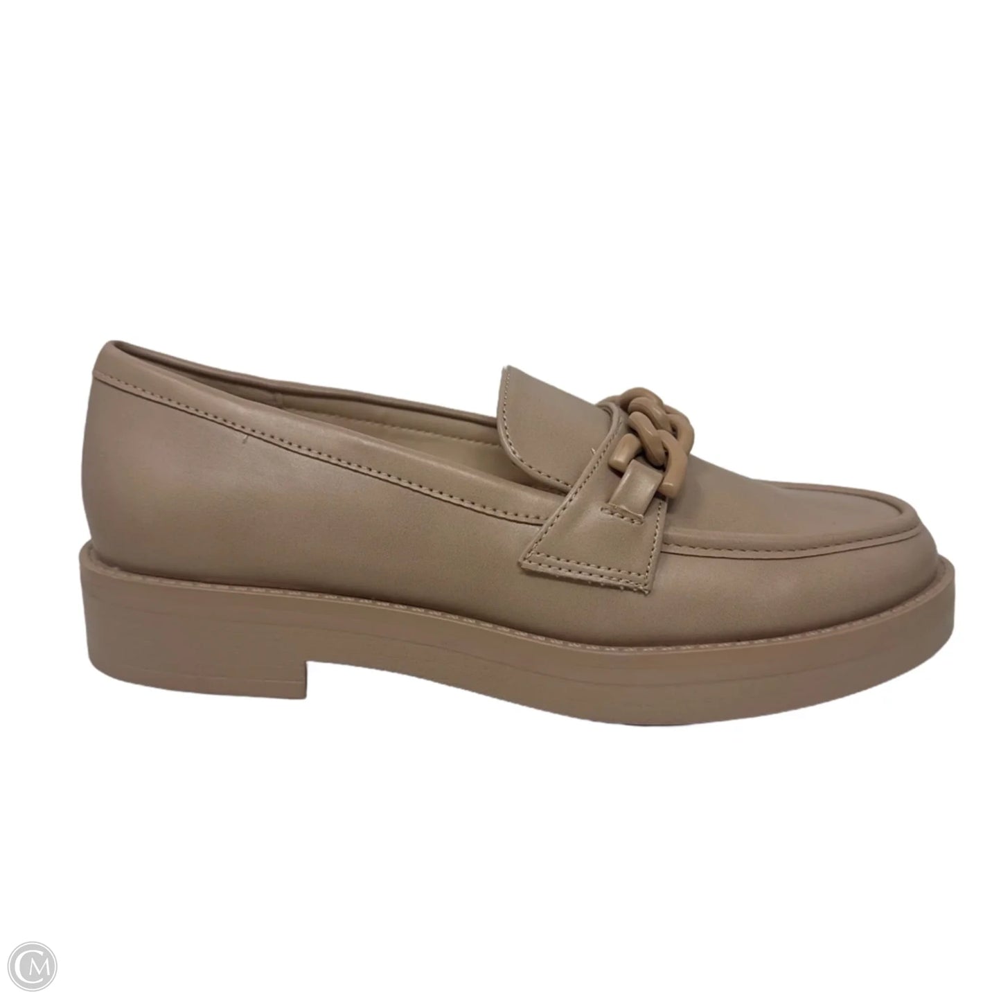 Chain Loafer Shoes Flats By Marc Fisher In Tan, Size: 6.5