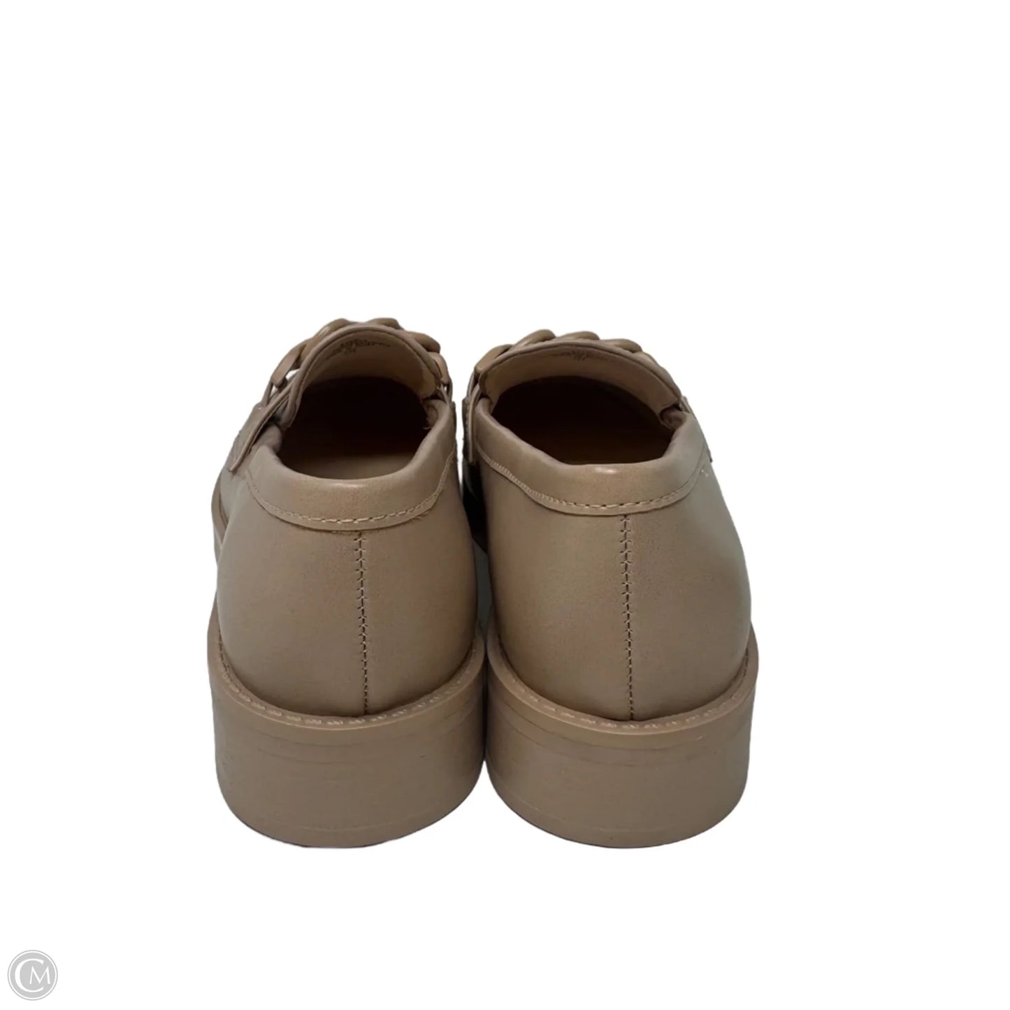 Chain Loafer Shoes Flats By Marc Fisher In Tan, Size: 6.5