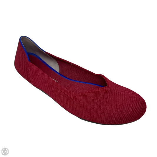 Knit Shoes Flats By Rothys In Red, Size: 9.5
