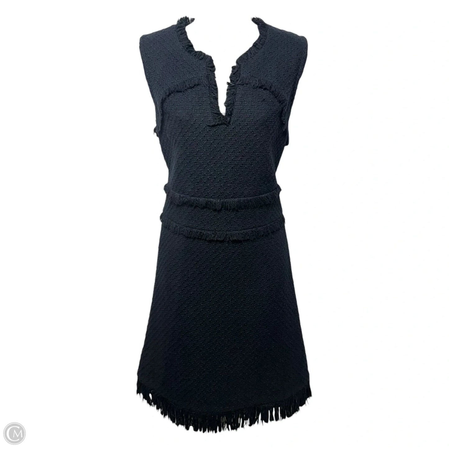 Tweed Dress Designer By Tory Burch In Navy, Size: 6