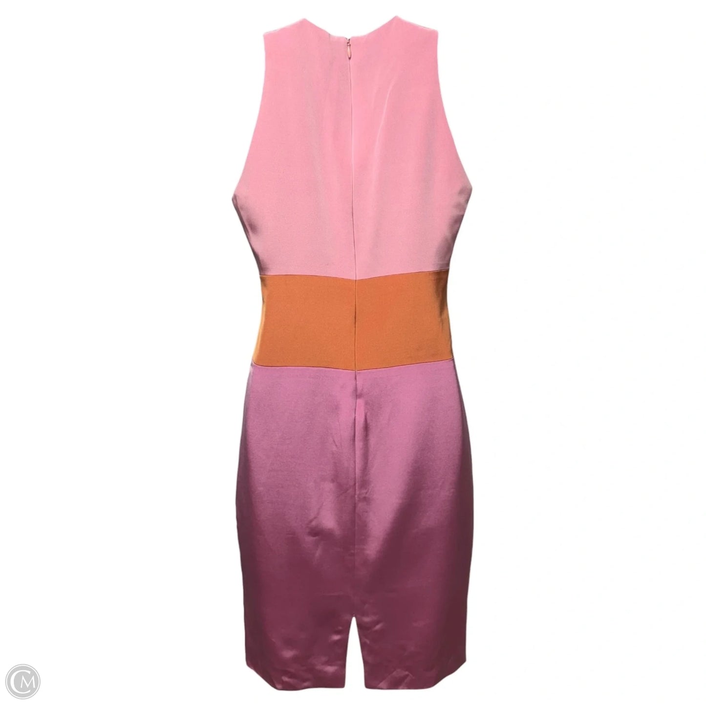 Dress Casual Short By Rene Ruiz In Orange & Pink, Size: 4 (estimated)