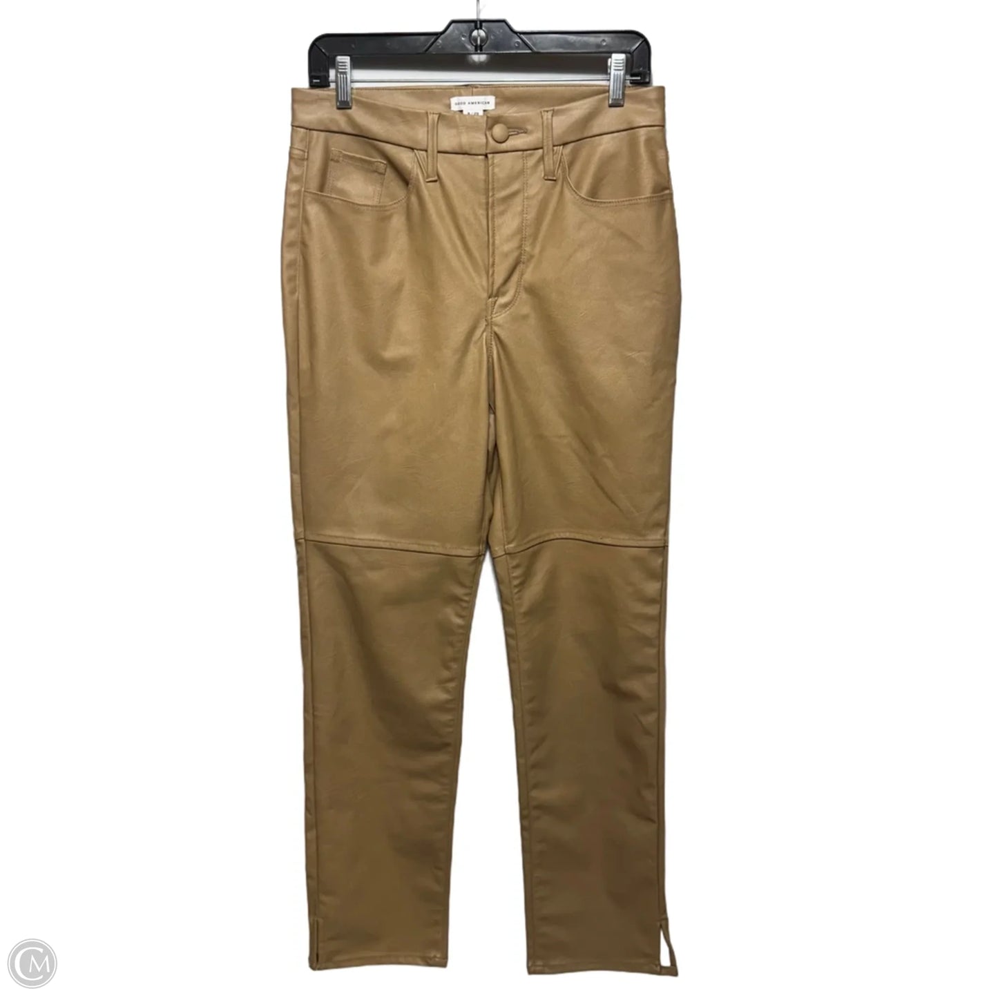Better Than Leather Good Boy Pants By Good American In Tan, Size: 8