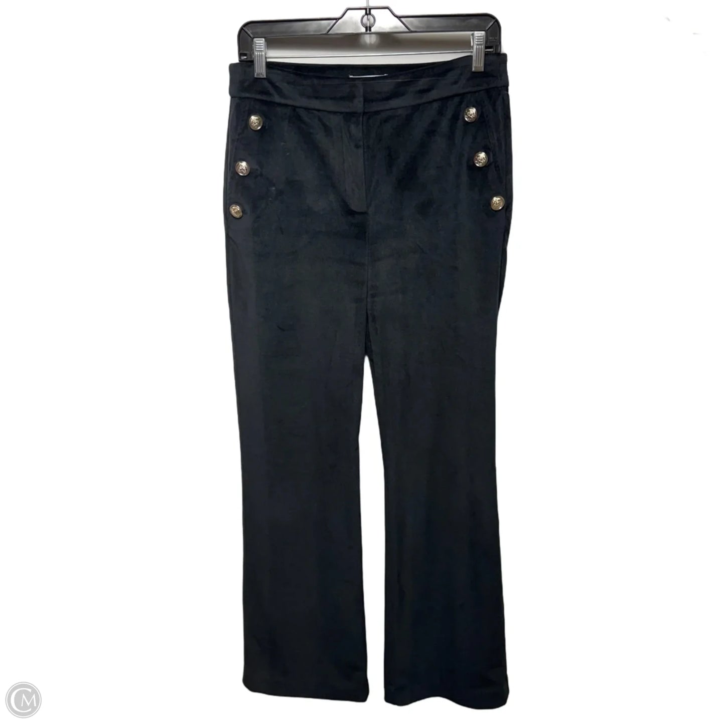 Velvet Sailor Pants By Maison Damelie X Anthropologie In Black, Size: 6