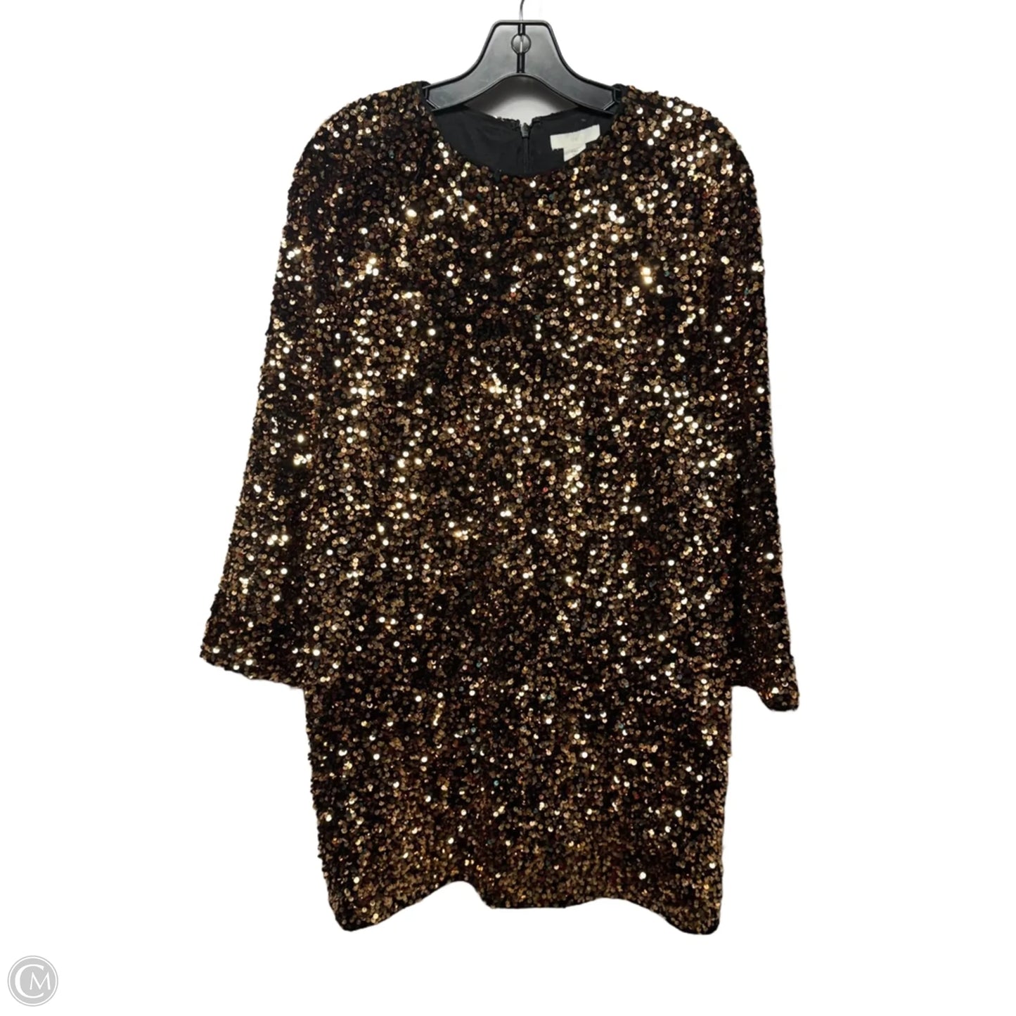 Dress Party Short By H&m In Gold, Size: S