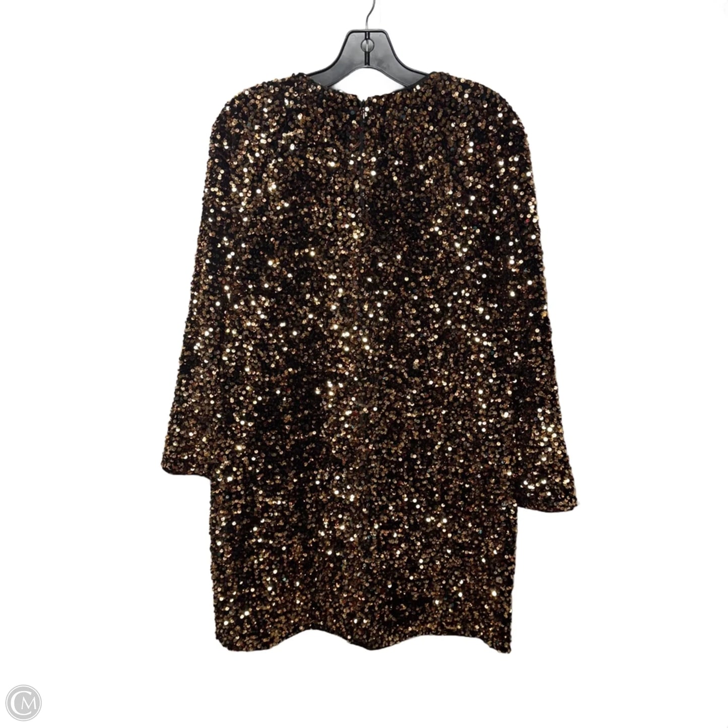 Dress Party Short By H&m In Gold, Size: S