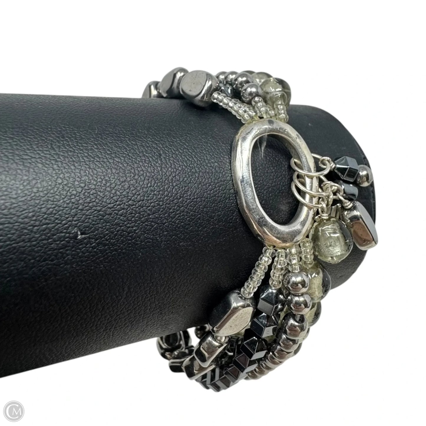 Hailstone Hematite Multi Strand Bracelet Sterling Silver By Silpada