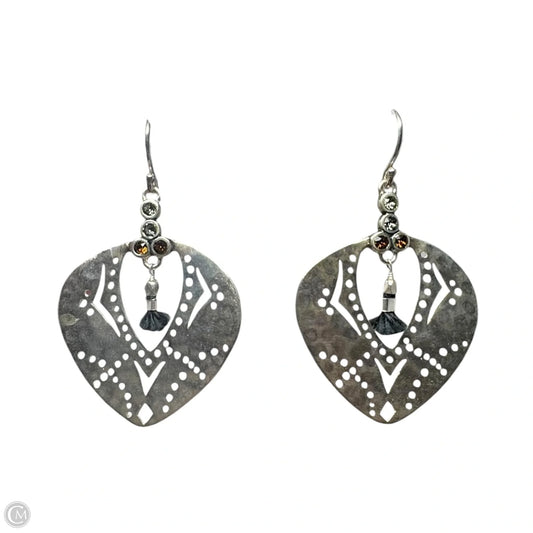 Mini Tassel Cutout Dangle Earrings Sterling Silver By Silpada