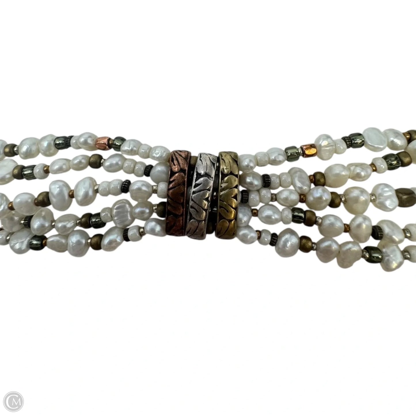 Multi Strand Pearl Bracelet Sterling Silver By Silpada