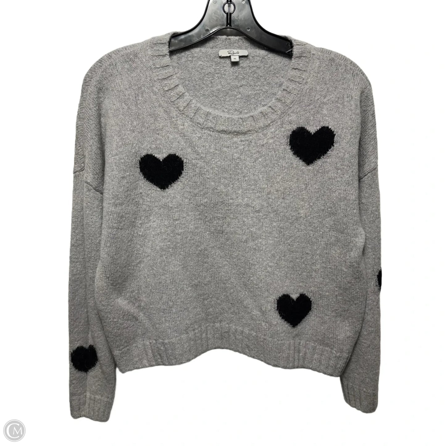 Heart Sweater By Rails In Grey, Size: XL