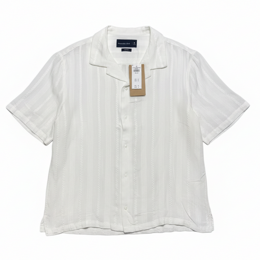 Top Short Sleeve By Abercrombie And Fitch In White, Size: M MEN’S