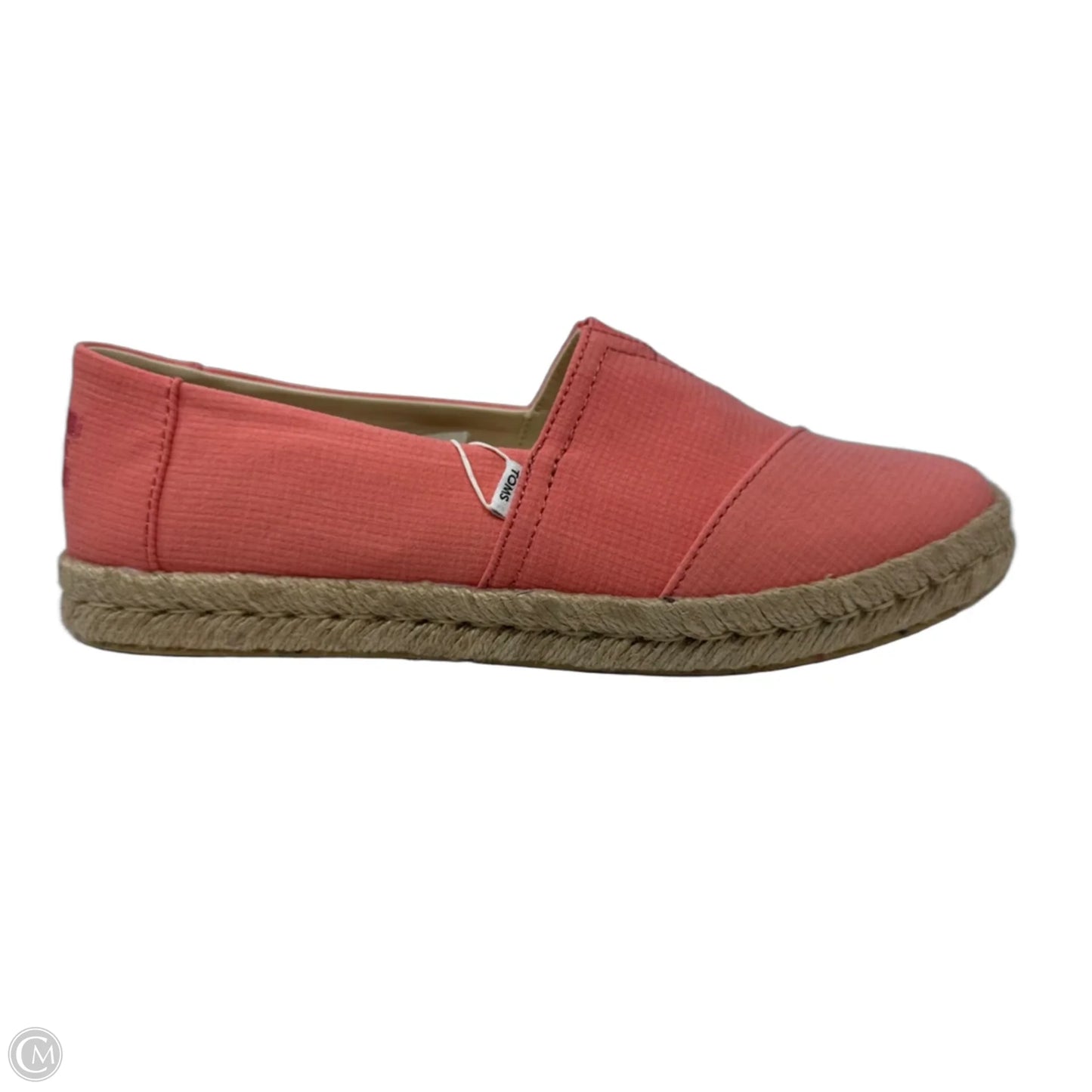 Alpargata Rope 2.0 Shoes Flats By Toms In Shell Pink, Size: 8.5