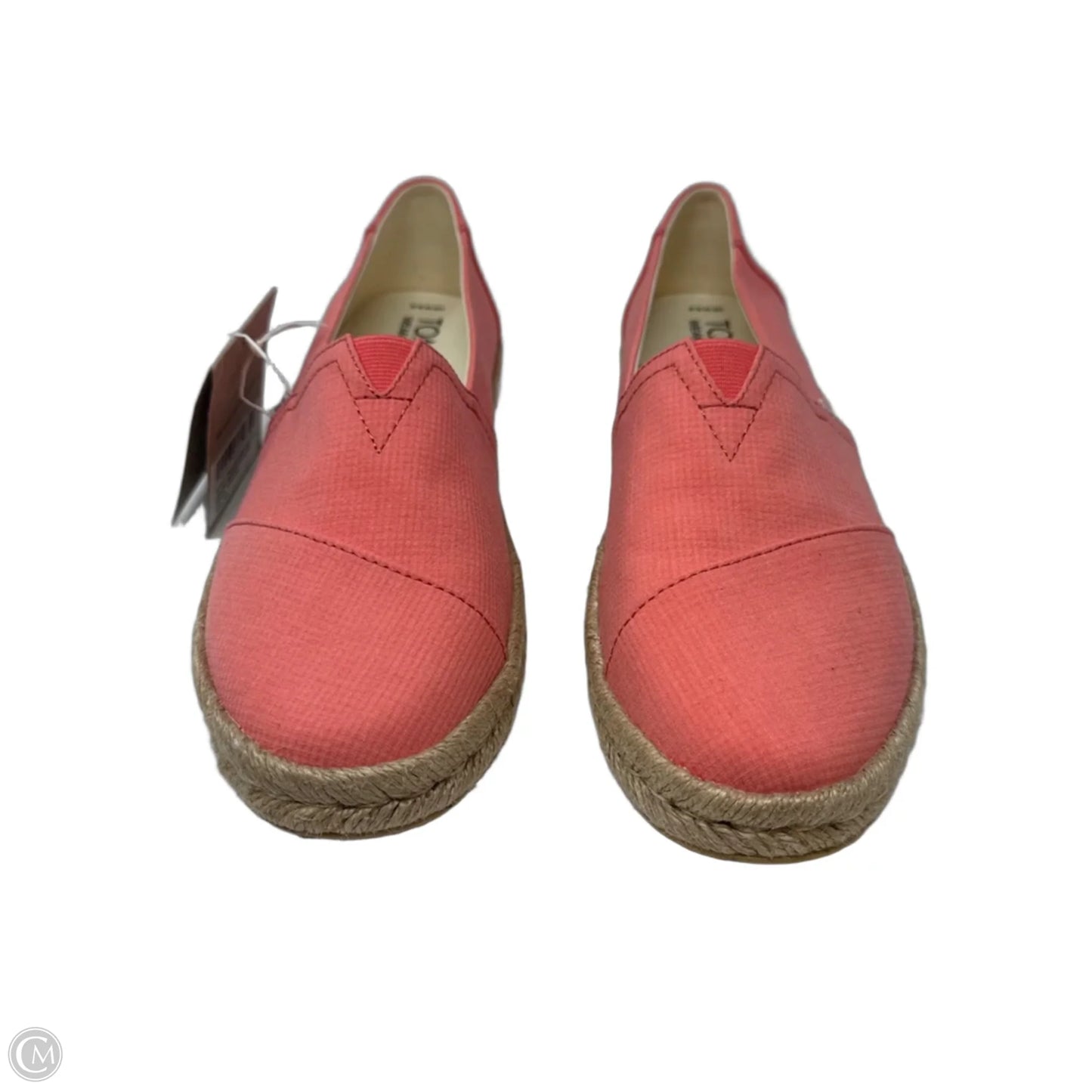Alpargata Rope 2.0 Shoes Flats By Toms In Shell Pink, Size: 8.5