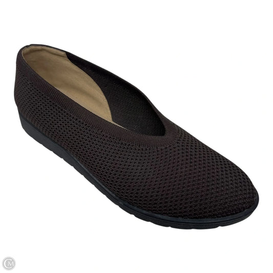 Knit Shoes Flats By Eileen Fisher In Brown, Size: 8.5