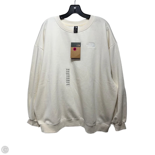 Evolution Crewneck By The North Face In White Dune, Size: Xxl