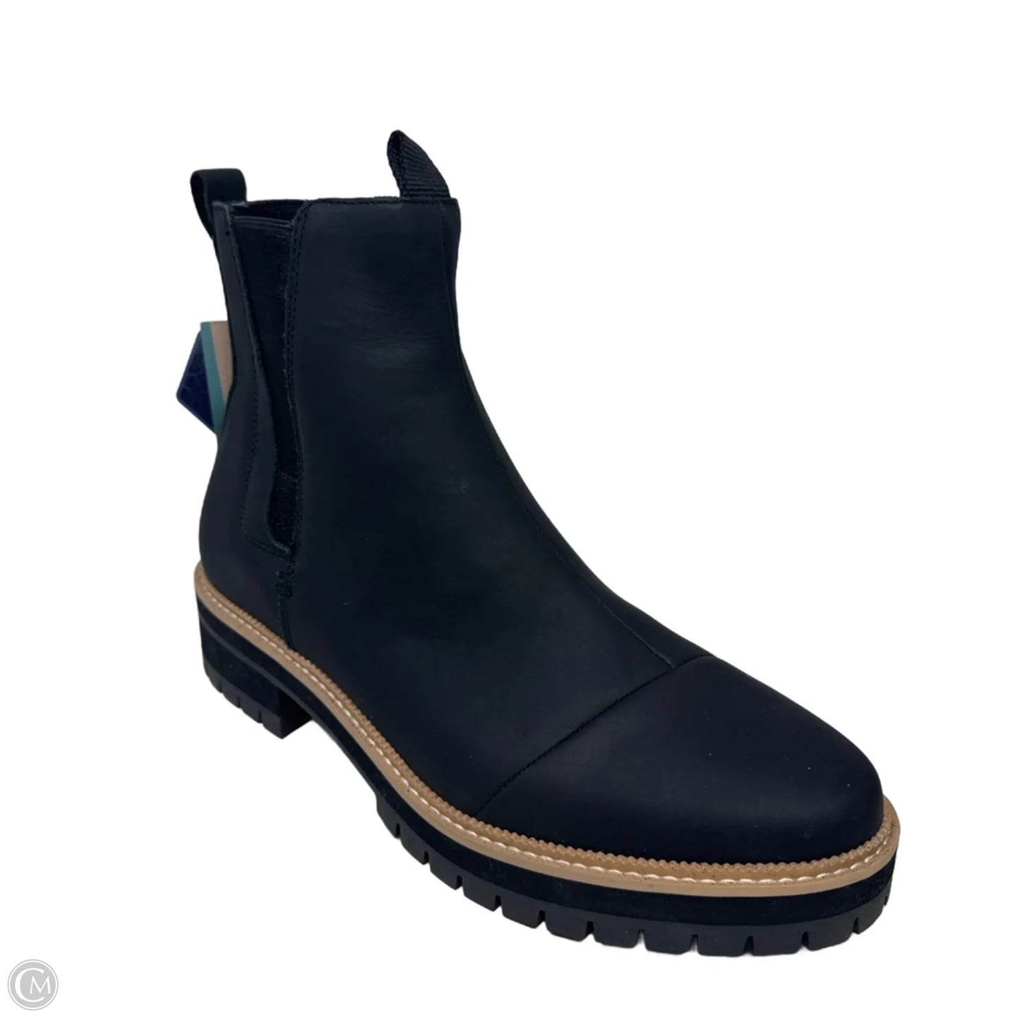 Dakota Boots Ankle Flats By Toms In Black, Size: 10