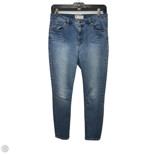 Jeans Skinny By Free People In Blue Denim, Size: 8/29