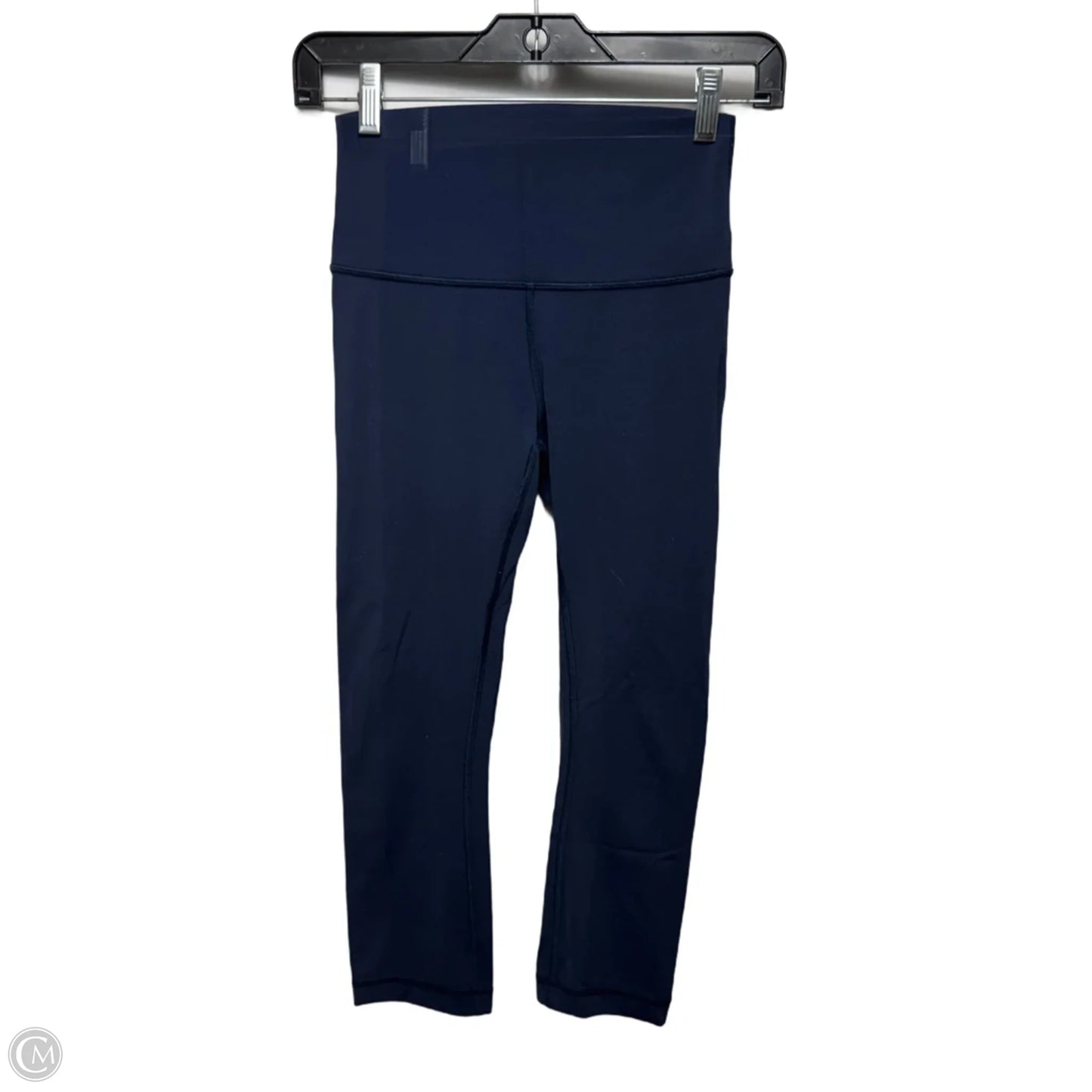 Athletic Capris By Lululemon In Navy, Size: 4