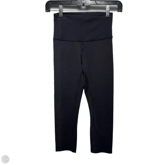 Athletic Capris By Lululemon In Black, Size: 4