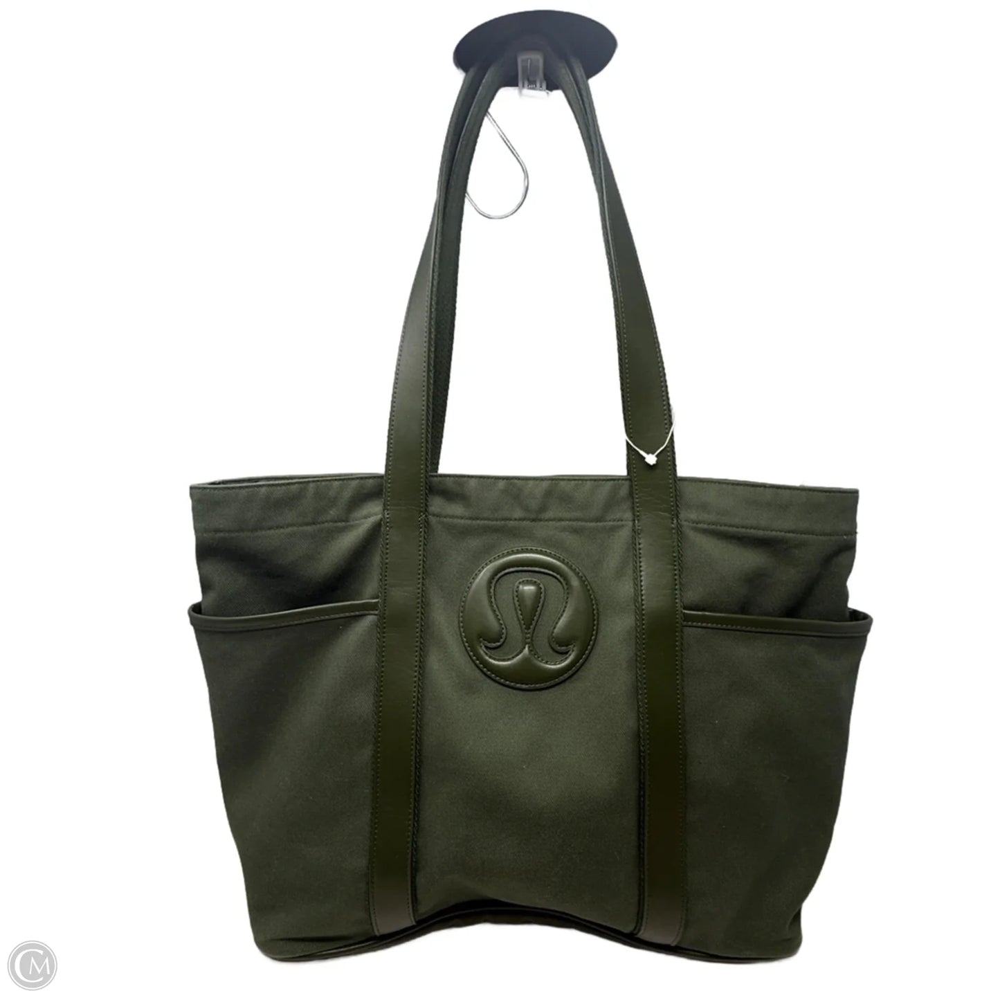 Daily Multi-Pocket Canvas Tote Bag 20L Leather Alternative By Lululemon, Size: Large