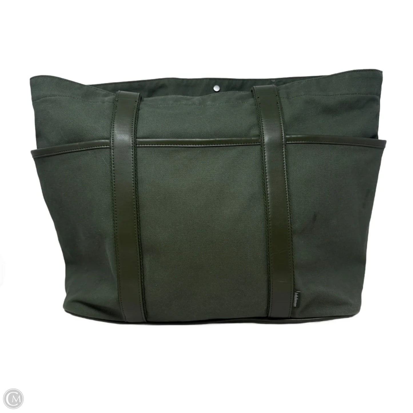 Daily Multi-Pocket Canvas Tote Bag 20L Leather Alternative By Lululemon, Size: Large