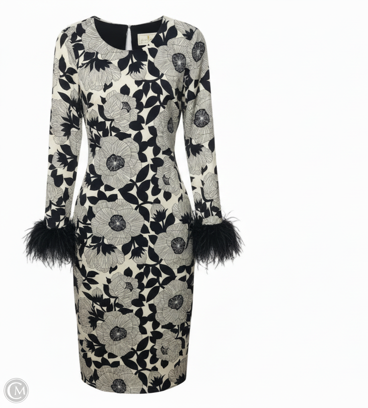 Ferris Dress By Flora Bea In Black & Cream, Size: S