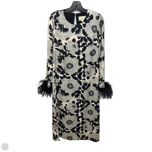 Dress Party Midi By Flora Bea In Black & Cream, Size: S